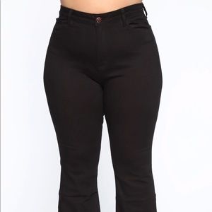 Plus Size Flare Jeans